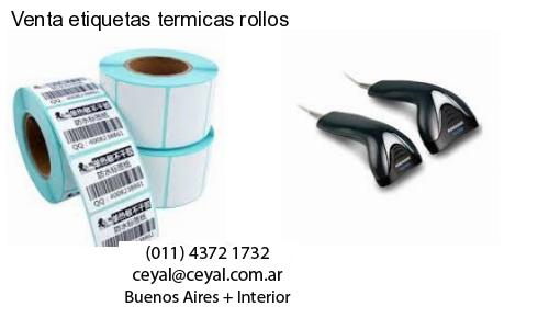 Venta etiquetas termicas rollos