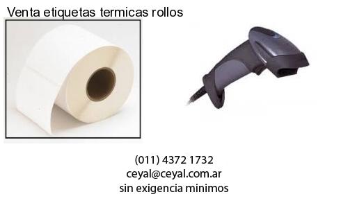 Venta etiquetas termicas rollos