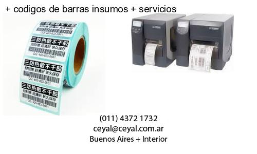   codigos de barras insumos   servicios