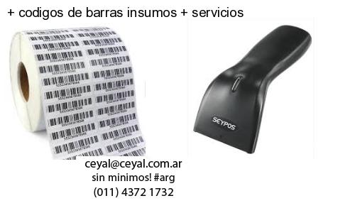   codigos de barras insumos   servicios