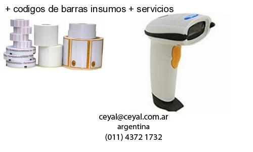   codigos de barras insumos   servicios
