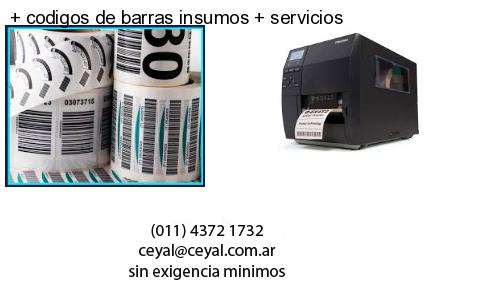   codigos de barras insumos   servicios
