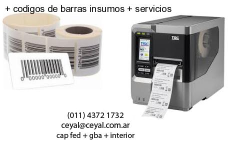   codigos de barras insumos   servicios
