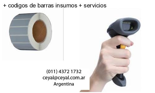   codigos de barras insumos   servicios