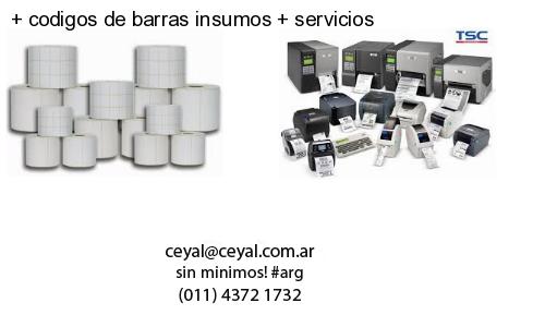   codigos de barras insumos   servicios