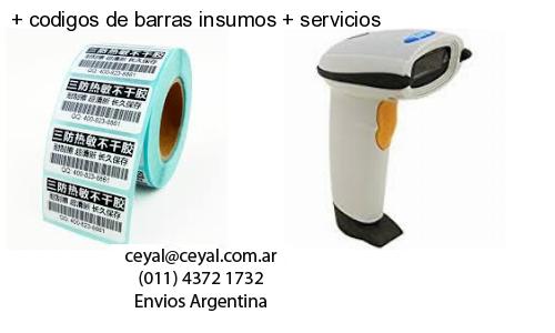 codigos de barras insumos servicios