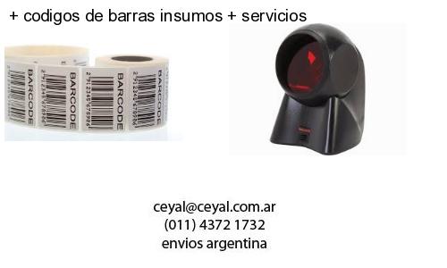   codigos de barras insumos   servicios