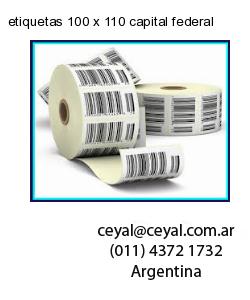 etiquetas 100 x 110 capital federal