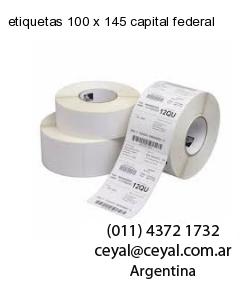 etiquetas 100 x 145 capital federal
