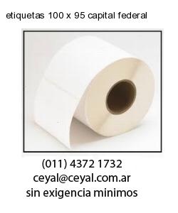 etiquetas 100 x 95 capital federal