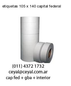 etiquetas 105 x 140 capital federal