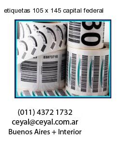 etiquetas 105 x 145 capital federal