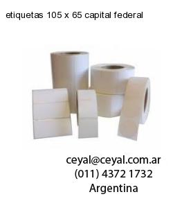 etiquetas 105 x 65 capital federal