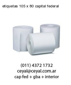 etiquetas 105 x 80 capital federal