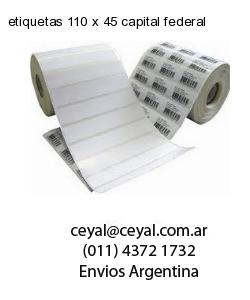 etiquetas 110 x 45 capital federal