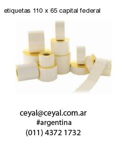 etiquetas 110 x 65 capital federal
