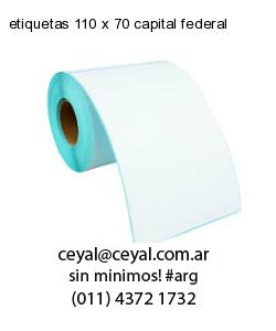 etiquetas 110 x 70 capital federal