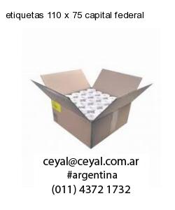 etiquetas 110 x 75 capital federal