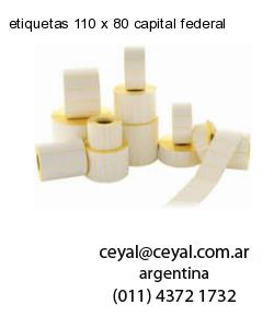 etiquetas 110 x 80 capital federal