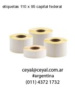 etiquetas 110 x 95 capital federal
