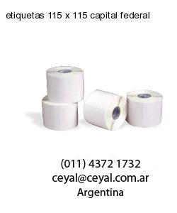 etiquetas 115 x 115 capital federal