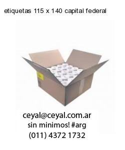 etiquetas 115 x 140 capital federal