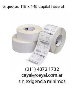 etiquetas 115 x 145 capital federal