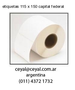 etiquetas 115 x 150 capital federal