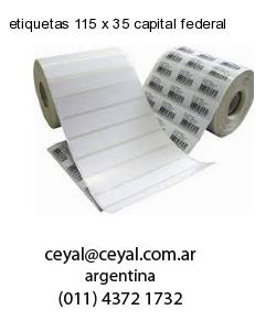 etiquetas 115 x 35 capital federal