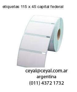 etiquetas 115 x 45 capital federal