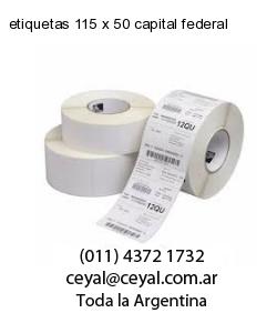 etiquetas 115 x 50 capital federal