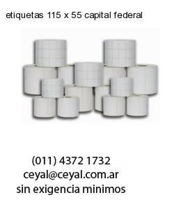 etiquetas 115 x 55 capital federal