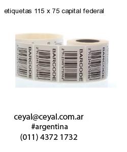 etiquetas 115 x 75 capital federal