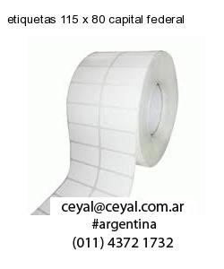 etiquetas 115 x 80 capital federal