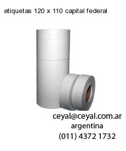 etiquetas 120 x 110 capital federal