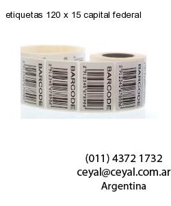 etiquetas 120 x 15 capital federal