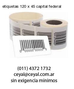 etiquetas 120 x 45 capital federal