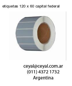 etiquetas 120 x 60 capital federal