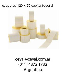 etiquetas 120 x 70 capital federal