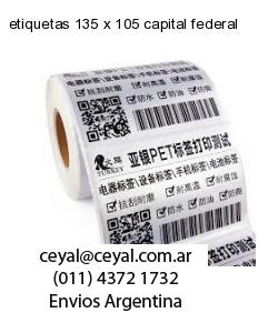 etiquetas 135 x 105 capital federal