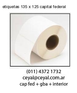 etiquetas 135 x 125 capital federal