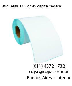 etiquetas 135 x 145 capital federal