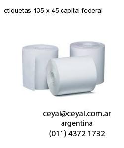 etiquetas 135 x 45 capital federal