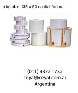 etiquetas 135 x 50 capital federal