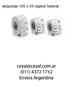 etiquetas 135 x 55 capital federal