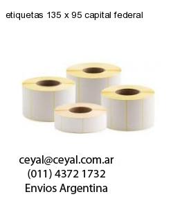 etiquetas 135 x 95 capital federal