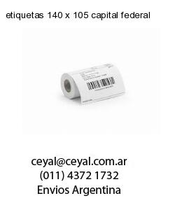etiquetas 140 x 105 capital federal