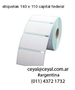 etiquetas 140 x 110 capital federal