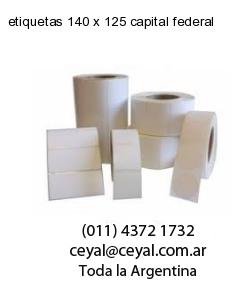 etiquetas 140 x 125 capital federal