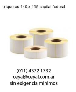 etiquetas 140 x 135 capital federal